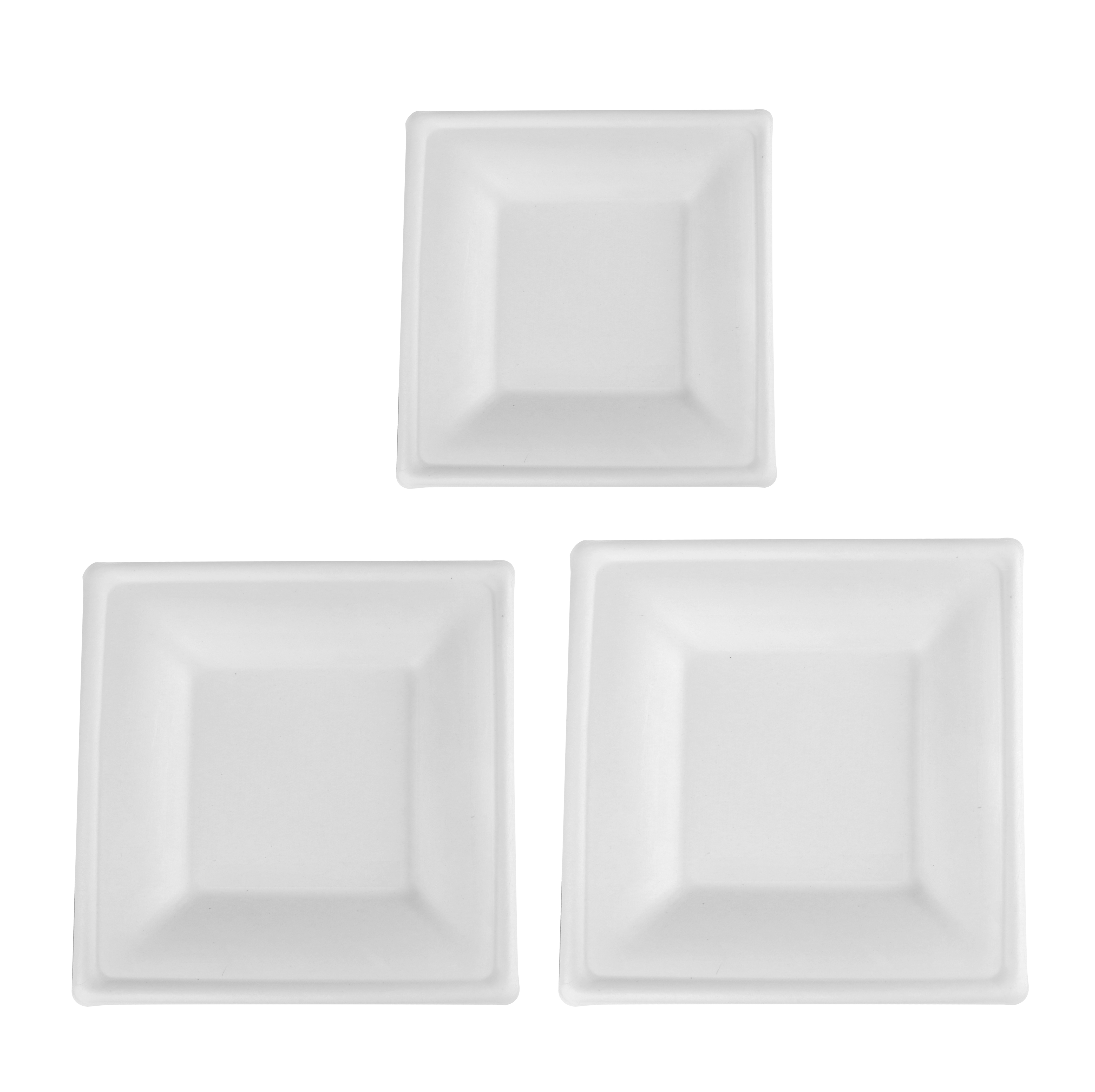 ST Series Bagasse Square Paper Plate